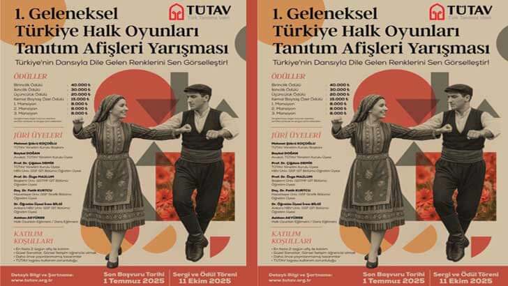 TÜTAV Halk Oyunları Tanıtım Afişleri Yarışması