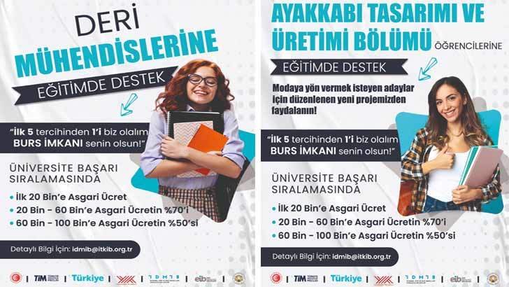 Deri Mühendisliği Ve Ayakkabı Tasarımı Ve Üretimi Bursu