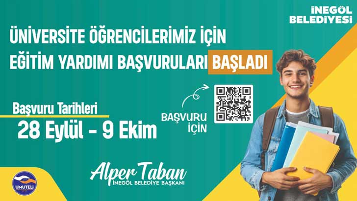 İnegöl Belediyesi Burs Başvuruları