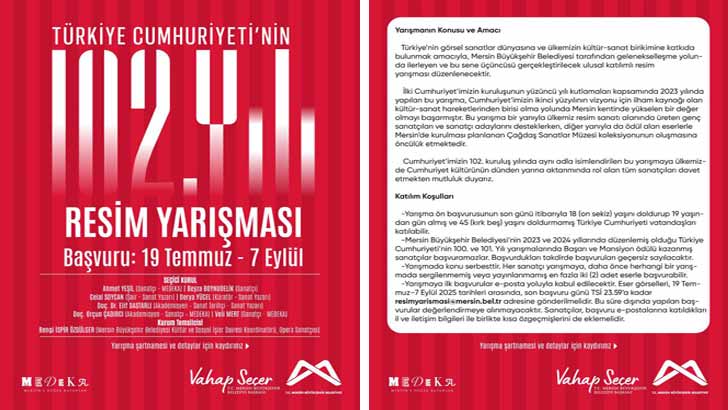 Mersin Belediyesi Resim Yarışması