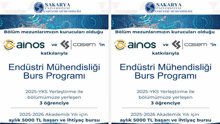Sakarya Üniversitesi Endüstri Mühendisliği Burs Programı