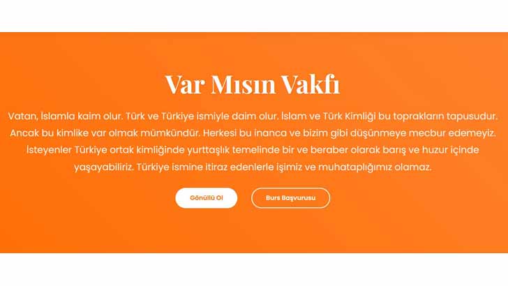 Var Mısın Vakfı Burs Başvuruları