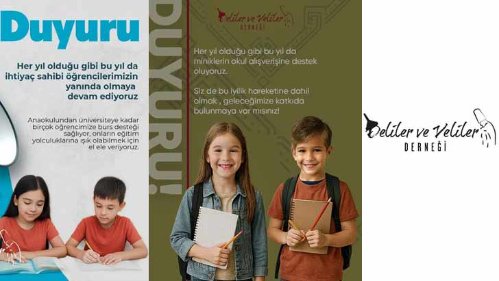 Deliler Ve Veliler Derneği Burs Başvuruları