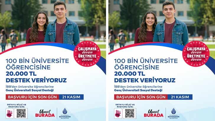 İBB Genç Üniversiteli Eğitim Yardımı Burs Başvurusu