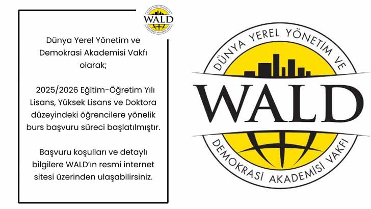 WALD Eğitim Bursu Başvuruları