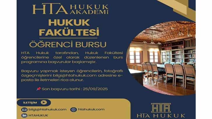 HTA Hukuk Bürosu Burs Başvuruları