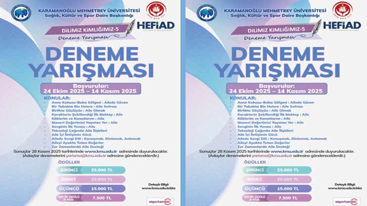 HEFİAD En Kıymetli Hazinemiz Aile Konulu Deneme Yarışması