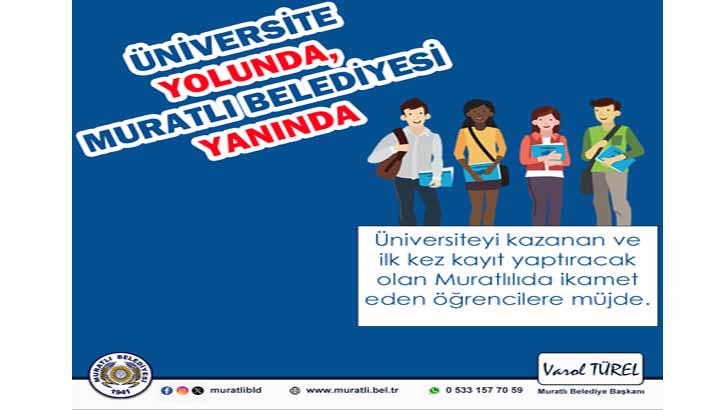 Muratlı Belediyesi Burs Başvuruları