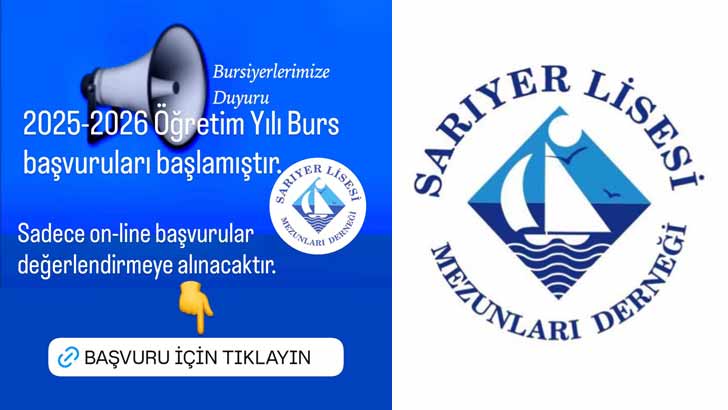 Sarıyer Lisesi Mezunları Derneği Bursu Başvurusu