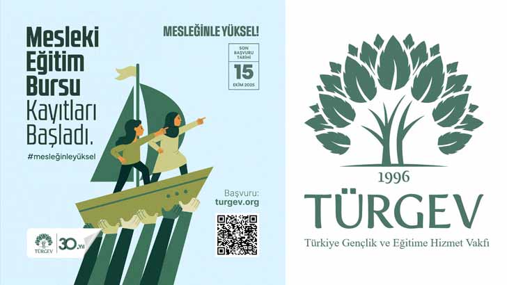Türgev Mesleki Eğitim Bursu Başvuruları