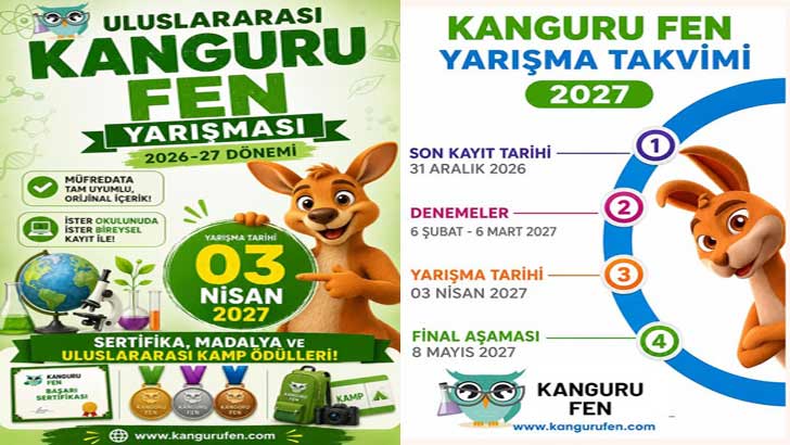 Kanguru Fen Sınavı Yarışması 2027