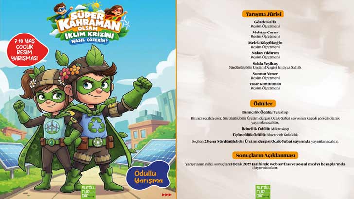 Sürdürülebilir Üretim Dergisi 7-10 Yaş Resim Yarışması