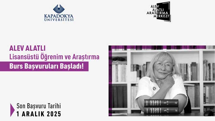 Alev Alatlı Lisansüstü Burs Başvuruları