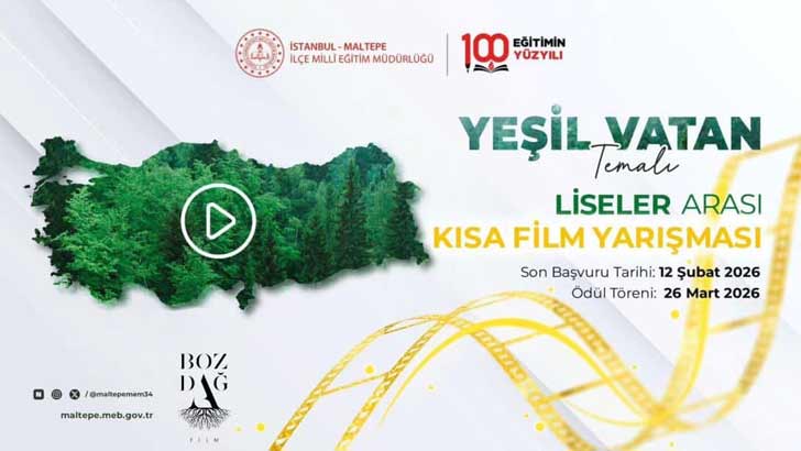Lise Öğrencileri Yeşil Vatan Temalı Kısa Film Yarışması