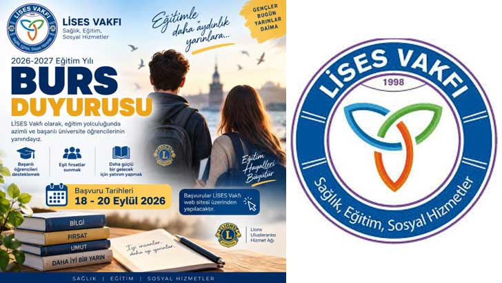 LİSES Vakfı Bursu Başvuruları 2026-2027