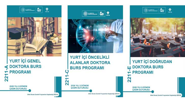 Tübitak Yurt İçi Doktora Bursu Başvuruları 2026-2