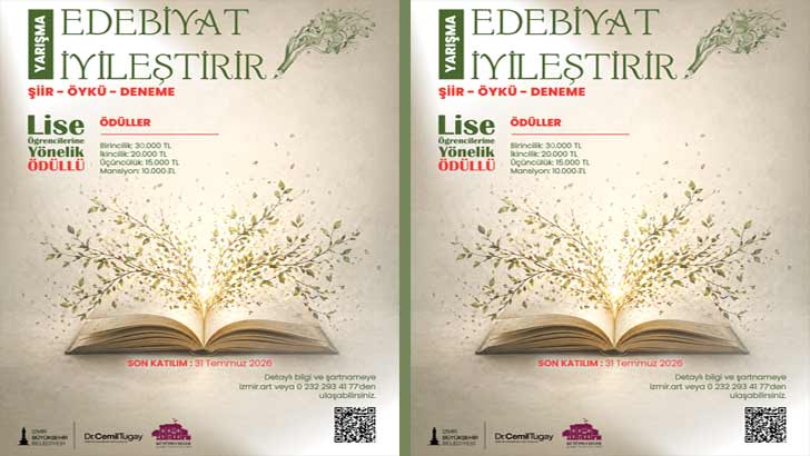 İBB Edebiyat İyileştirir Şiir Öykü Deneme Yarışması