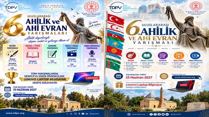 6. Uluslararası Ahilik Ve Ahi Evran Yarışmaları 2027