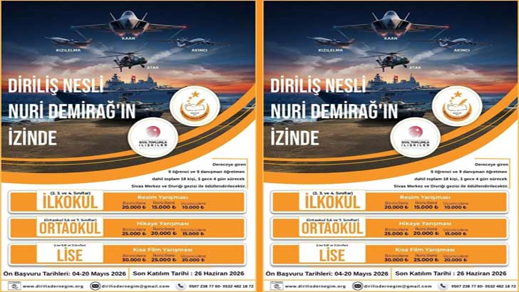 Nuri Demirağ’ın İzinde Diriliş Nesli Yarışmaları 2026