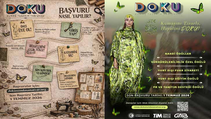 6. Doku Kumaş Tasarım Yarışması Hayalini Doku 2026