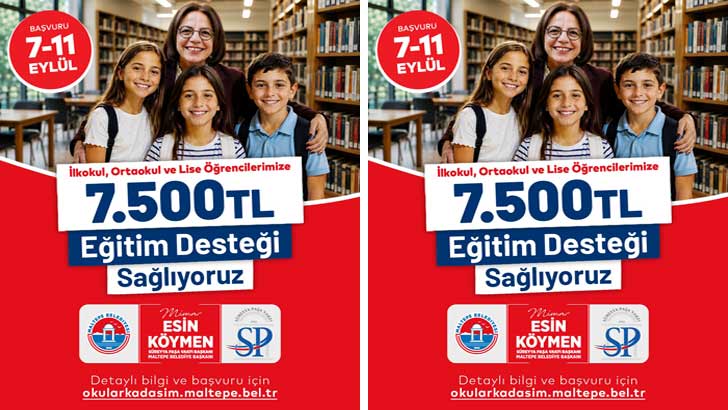 Maltepe Belediyesi Okul Arkadaşım Bursu Başvuruları