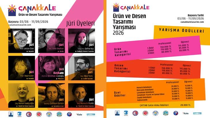 ÇATTAB Çanakkale Ürün ve Desen Tasarımı Yarışması