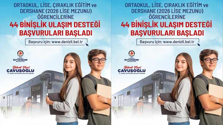 Denizli Belediyesi Ulaşım Desteği Başvurusu 2026