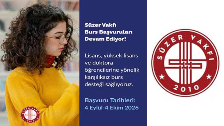 Süzer Vakfı Burs Başvurusu