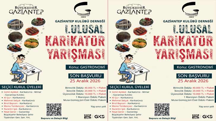 Gaziantep Kulübü Derneği Ulusal Karikatür Yarışması