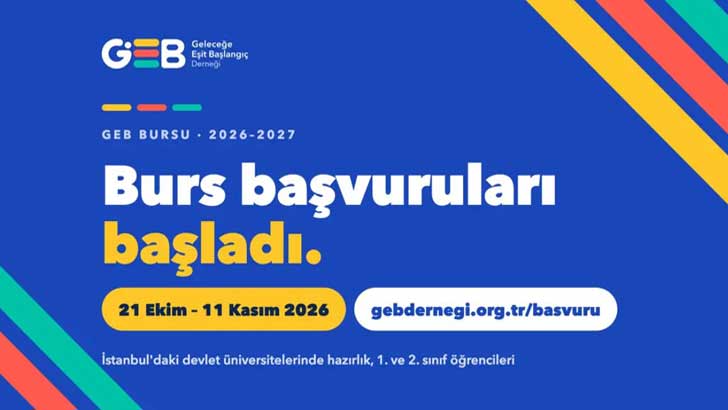 Geleceğe Eşit Başlangıç Derneği Burs Başvurusu 2026-2027
