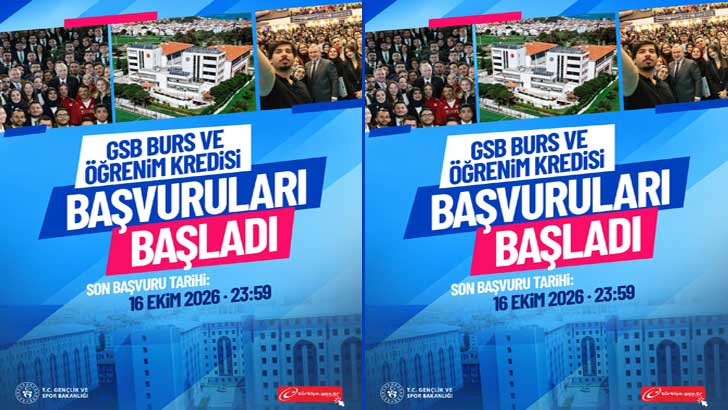GSB KYK Burs Ve Kredi Başvuruları 2026-2027