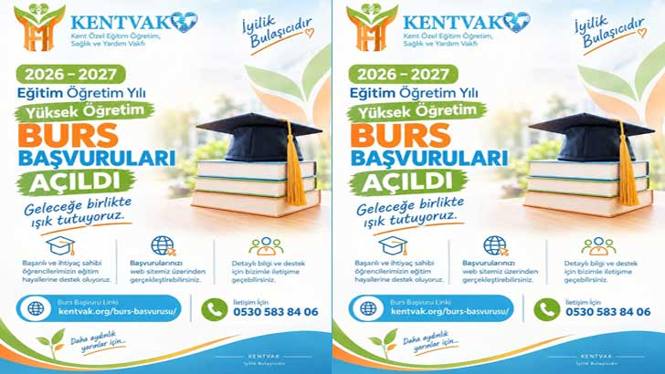 Kent Vakfı Burs Başvuruları 2026-2027