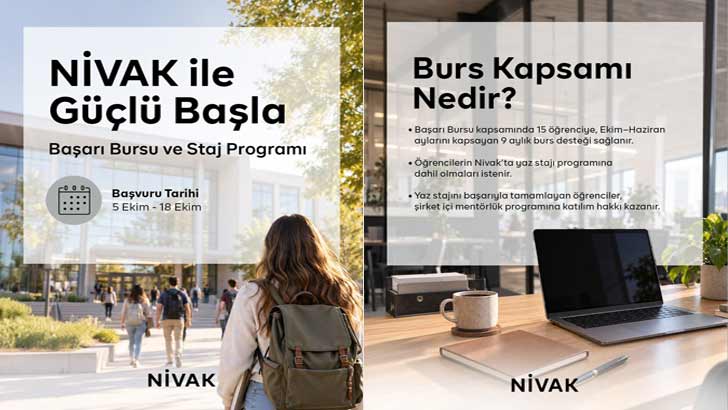 NİVAK Başarı Bursu Başvurusu 2026-2027